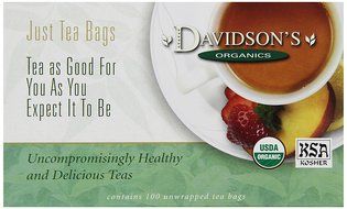 Davidson's Tea Hibiscus Flower, 100-Count Tea Bags N127