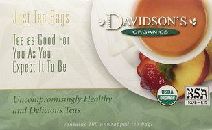 Davidson's Tea Hibiscus Flower, 100-Count Tea Bags N159