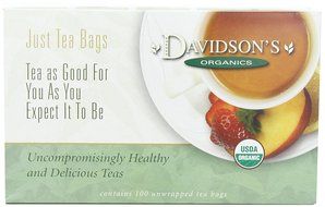 Davidson's Tea Hibiscus Flower, 100-Count Tea Bags N178