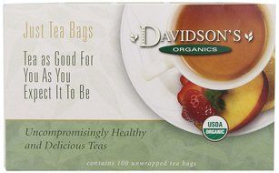 Davidson's Tea Hibiscus Flower, 100-Count Tea Bags N180
