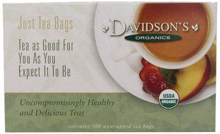 Davidson's Tea Hibiscus Flower, 100-Count Tea Bags N181