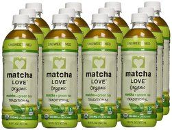 Matcha Love Organic Matcha and Green Tea, Traditional, 16.9 Ounce (Pack of 12)