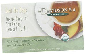 Davidson's Tea Hibiscus Flower, 100-Count Tea Bags N207
