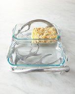 Arthur Court Antler Double Casserole, 2-Quart