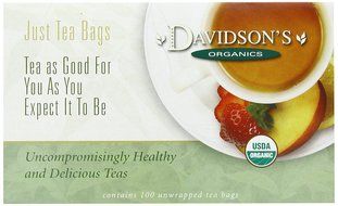 Davidson's Tea Hibiscus Flower, 100-Count Tea Bags N223