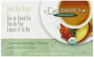 Davidson's Tea Hibiscus Flower, 100-Count Tea Bags N239