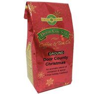 Door County Coffee, 8oz Bags, Seasonal Holiday Coffee (Candy Cane, Ground)