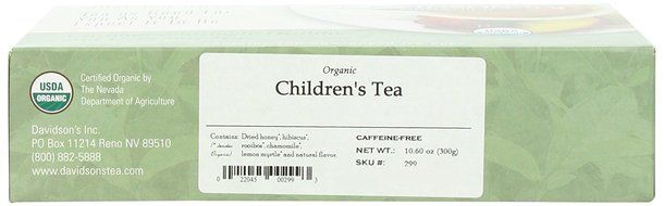 Davidson's Tea Hibiscus Flower, 100-Count Tea Bags N247