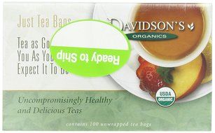 Davidson's Tea Hibiscus Flower, 100-Count Tea Bags N248