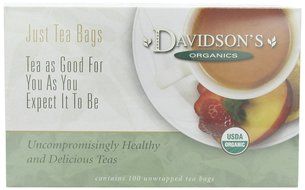 Davidson's Tea Hibiscus Flower, 100-Count Tea Bags N255