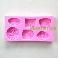 Mom&amp;pea 0626 Car Logos Shaped Silicone Mould for Fondant Cake Sugar Paste Cake Decoration 3d Cake Toppers Mold...