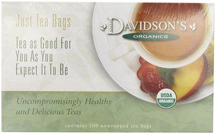 Davidson's Tea Hibiscus Flower, 100-Count Tea Bags N272