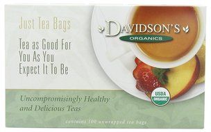 Davidson's Tea Hibiscus Flower, 100-Count Tea Bags N285