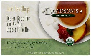 Davidson's Tea Hibiscus Flower, 100-Count Tea Bags N294
