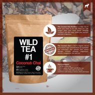 Coconut Chai Tea, Organic Loose Leaf Tea, Wild Tea #1 Herbal Rooibos Chai Tea (2 ounce)