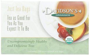 Davidson's Tea Hibiscus Flower, 100-Count Tea Bags N296