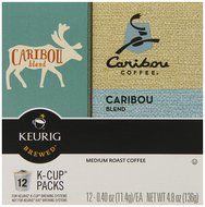 Caribou Coffee Caribou Blend, K-Cups for Keurig Brewers, 24-Count (Pack of 2) N2