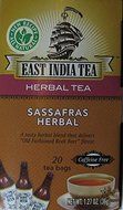 Sassafras Herbal Tea - Box of 20 Tea Bags - Old Fashioned Root Beer Flavor N2