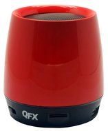 QFX BT-106RD Portable Rechargeable Bluetooth Speaker with Microphone - Red