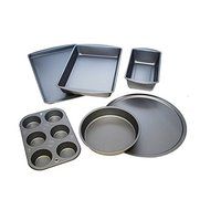 Bakeware set-bakerEze 6-Piece Non-stick Bakeware Set-Includes 6 Pc