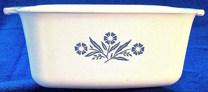 Corning Ware Blue Cornflower Rectangular Casserole P-4-B No Lid