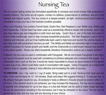 Herb Lore Organic Nursing Tea - Loose Leaf - Naturally Increase Breastmilk Supply While Helping Calm Baby's Tummy