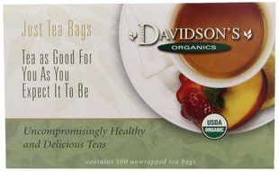 Davidson's Tea Hibiscus Flower, 100-Count Tea Bags N308