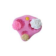 Cutoy Rose Flowers Design Silicone Cake Fondant Chocolete Jello Soap Candy Gum Paste Molds Clay Moulds DIY Decorating...