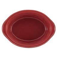 Rachael Ray Cucina Stoneware 3-1/2-Quart Oval Casserole, Agave Blue N5
