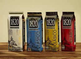 Cafe 1820 Molido - Costa Rica Gourmet Ground Premium Coffee - 8.8 oz (250 gr) 6 Pack