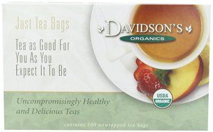 Davidson's Tea Hibiscus Flower, 100-Count Tea Bags N339