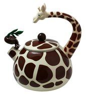 JustNile Enamel Animal Whistling Kettle - Giraffe N9
