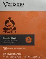 Starbuks Teavana Masala Chai Tea Verismo Pods, 12 Count