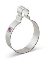 Ann Clark Round Ornament Cookie Cutter - 4.5 Inches - Tin Plated Steel