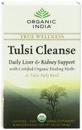 Organic India Organic Tulsi Herbal Tea, Tulsi Cleanse, 18 Tea Bags (Pack of 6)