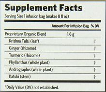 Organic India Organic Tulsi Herbal Tea, Tulsi Cleanse, 18 Tea Bags (Pack of 6) N2