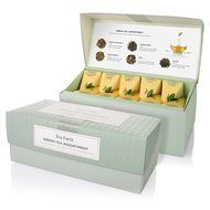 Tea Forte Presentation Box Sampler with 20 Handcrafted Pyramid Tea Infusers - Green Tea Assortment N2