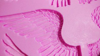 Wocuz W0701 Silicone Angle Wings Shaped Chocolate Fondant Mold Candy Mold for Cupcake Cake Decoration Gum Mould