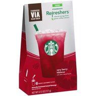 Starbucks VIA Refreshers&trade; Very Berry Hibiscus (3 Pack/Boxes) 15 Packets Total N3