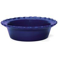 Chantal Bakeware: Set of 4 Classic Pie Dishes (Ceramic) - Indigo Blue