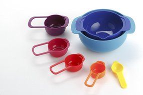 Joseph Joseph 40031 Nest 9 Compact Nesting Mixing Bowl Set Measuring Tools Sieve Colander Food Prep Plastic Dishwasher... N13
