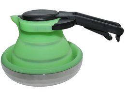 Collapsible Silicone Tea Kettle - Portable Foldable Design, Made with Food Grade Stainless Steel Base for Extreme... N2