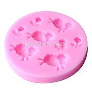 1pcs, Sheep Shape Silicone Mold, for Fondant Cake Mold, Bakware Tools, Soap Mold ,Sugar Tool N2