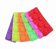 Creative Sun Flowers Lollipop Mold Silicone Mold Diy Biscuit Mold Cake Baking Tools