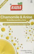 BADIA Tea Chamomile and Anise 25 BG 2 Pack