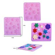 Witkey Snowflake Shaped Non Stick Ice Cube Tray Chocolate Molds Candy Molds Bread Molds Cake Pan Silicone Baking... N3