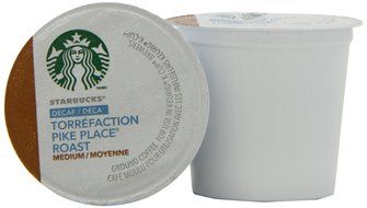 STARBUCKS PIKE PLACE DECAF COFFEE K CUP 96 COUNT