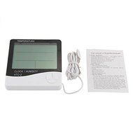 Black Meter Indoor/Outdoor Digital LCD Thermometer Hygrometer Temperature Humidity N4