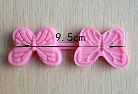 HSE 1pcs butterfly shape Printing mode Chocolate Candy Jello 3D silicone Mold Mould Cartoon Figre/cake tools soap... N2