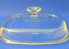 Pyrex Glass Square Lid A-12C 10 3/8 In. Wide fits Various Corning Ware Casseroles N2